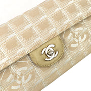 Chanel 2001-2003 Nylon East West New Travel Line Flap Bag
