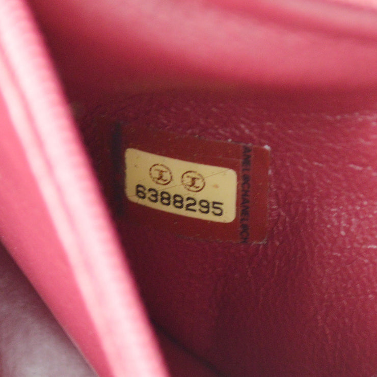 Chanel 2000-2001 Pink Caviar Skin Chain Tote 25