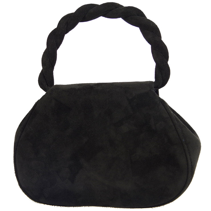 Chanel * 1996-1997 Black Suede Handbag