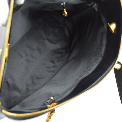 Chanel 1994-1996 Black Caviar Zipper Tote 41