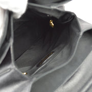 Chanel 1996-1997 Black Caviar Skin Triple CC Backpack