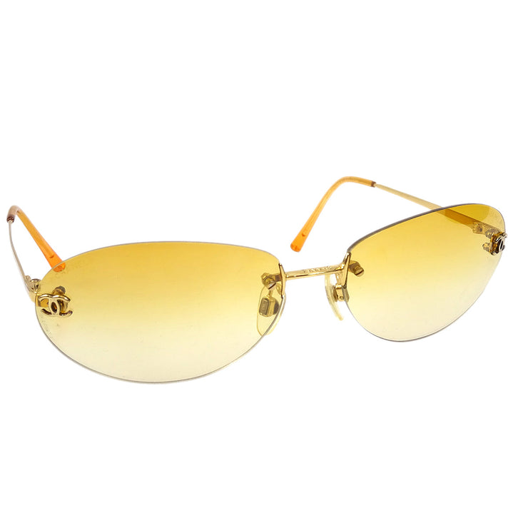 Chanel Sunglasses Eyewear Orange Small Good – AMORE Vintage Tokyo