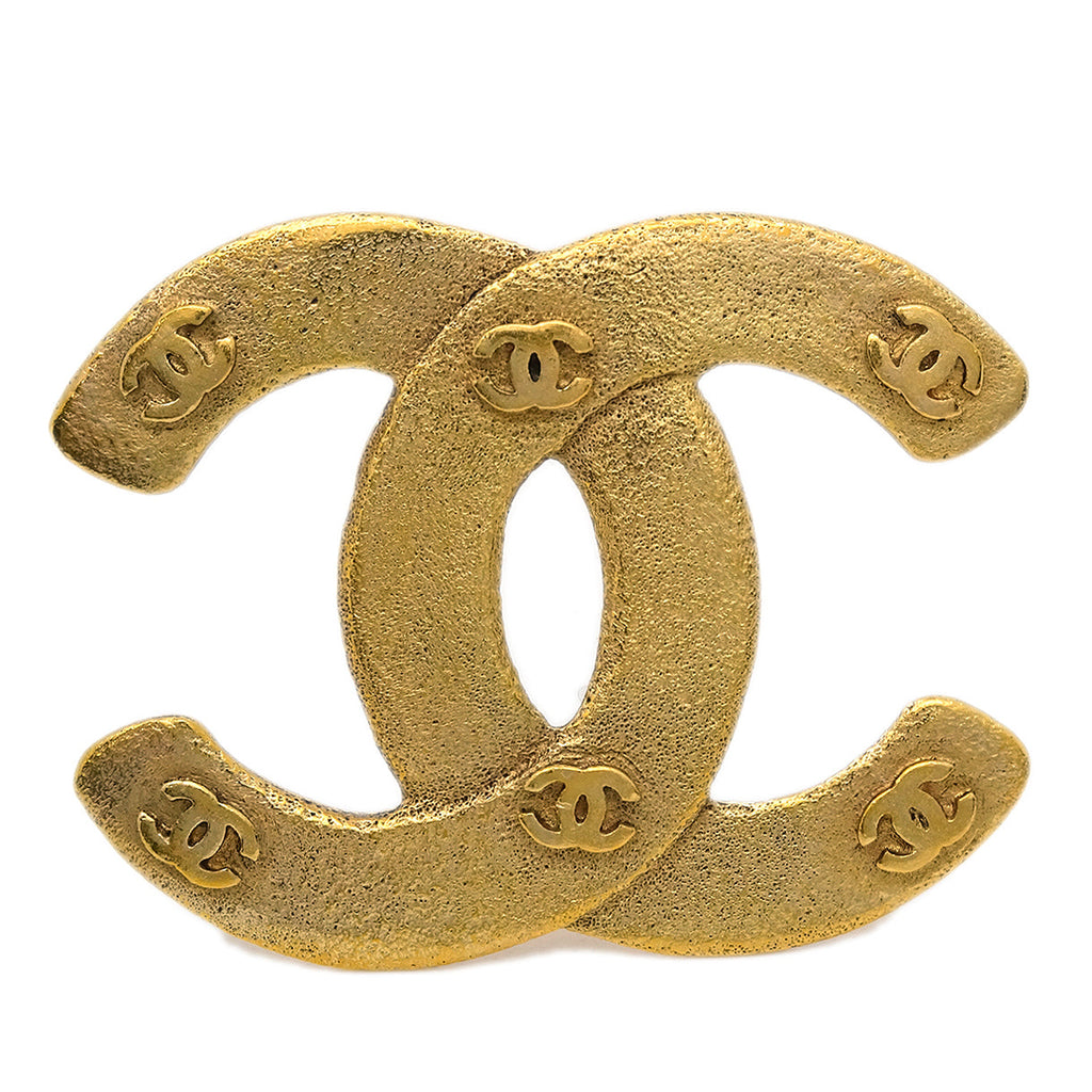 Chanel CC Brooch Pin Gold 29/1254