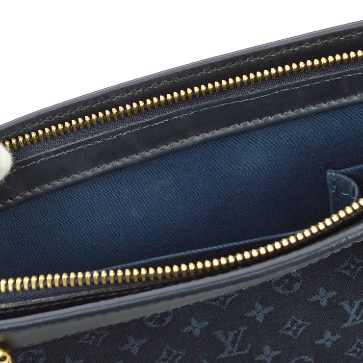 Louis Vuitton 2003 Blue Monogram Mini Lucille PM M92680