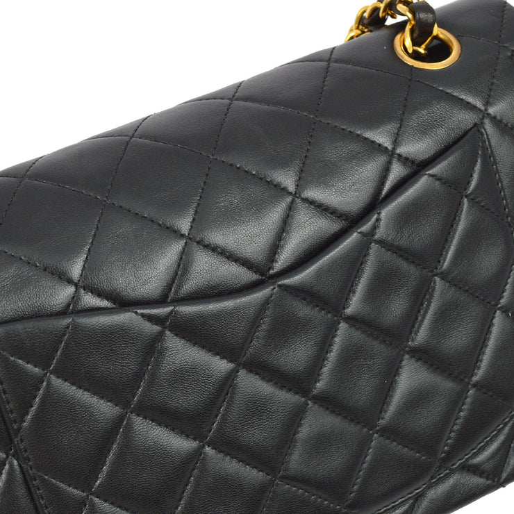 Chanel Black Lambskin Small Classic Double Flap Shoulder Bag – AMORE  Vintage Tokyo