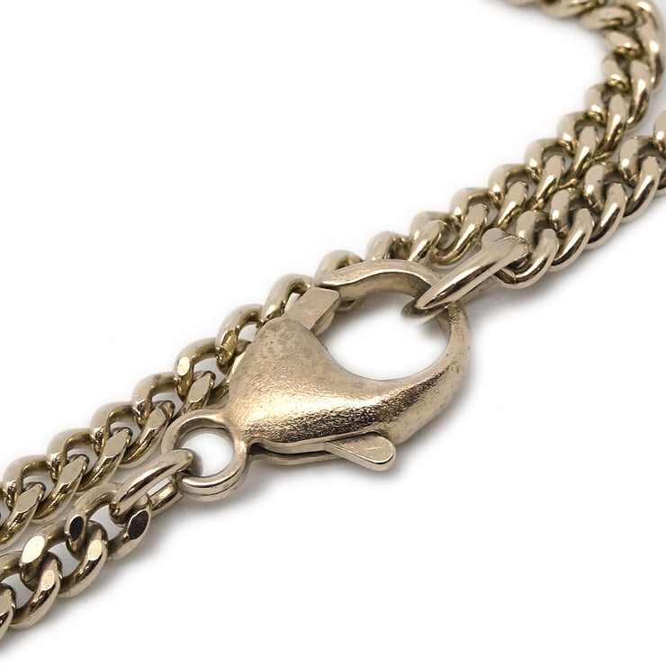 Chanel Bow Gold Chain Necklace Pendant 07C