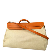 Hermes 2000 Natural Toile H Herbag TGM 2 in 1 2way Handbag