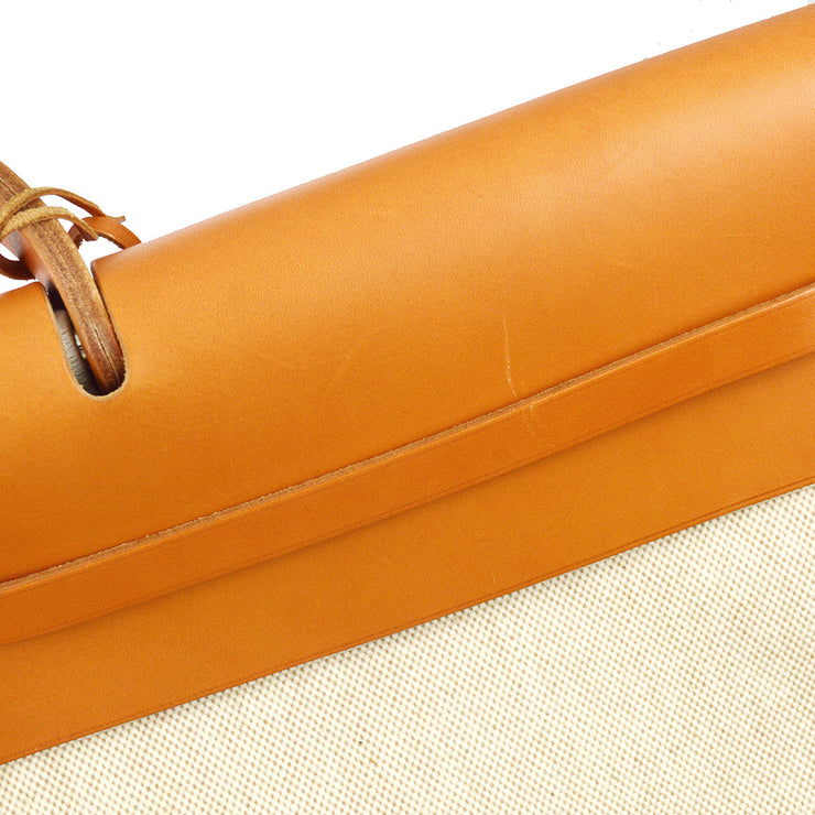 Hermes 2000 Natural Toile H Herbag TGM 2 in 1 2way Handbag