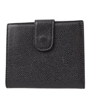 Chanel Black Caviar Bifold Wallet Purse