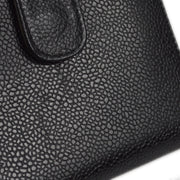 Chanel Black Caviar Bifold Wallet Purse