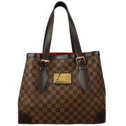 Louis Vuitton 2000 Damier Hampstead MM Tote Handbag N51204