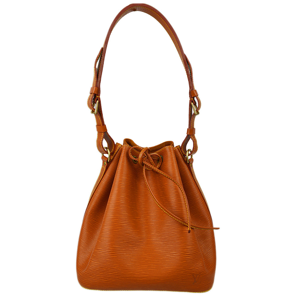 Louis-Vuitton-Epi-Petit-Noe-Shoulder-Bag-Kenya-Brown-M44103