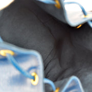 Louis Vuitton 1994 Blue Epi Noe Drawstring Bucket Shoulder Bag M44005