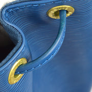 Louis Vuitton 1994 Blue Epi Noe Drawstring Bucket Shoulder Bag M44005