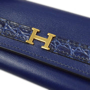 Hermes Blue Key Case Small Good