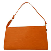 Louis Vuitton 2004 Orange Epi Pochette Accessoires Pouch Handbag M5294H