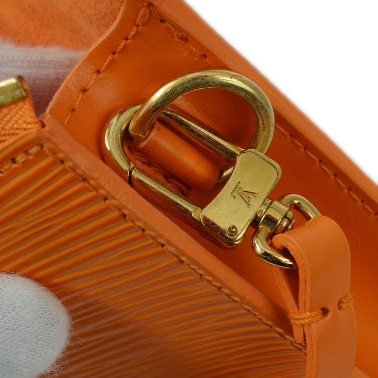 Louis Vuitton 2004 Orange Epi Pochette Accessoires Pouch Handbag M5294H
