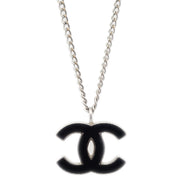 Chanel Silver Chain Necklace Pendant 04P