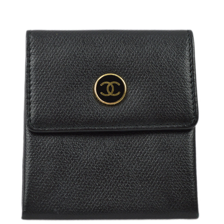 Chanel Black Caviar Coin Purse Wallet