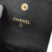 Chanel Black Caviar Coin Purse Wallet