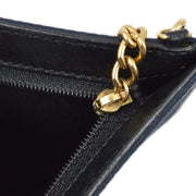 Chanel Fall 2002 Black Canvas Icon Chain Handbag