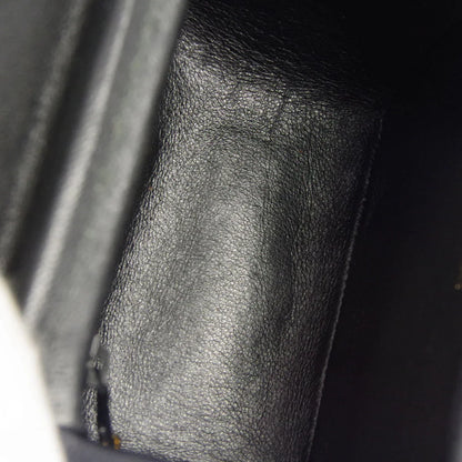 Chanel * 1997-1999 Black Satin Box Vanity Shoulder Bag
