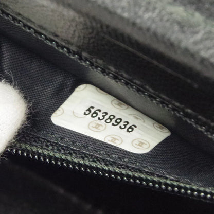 Chanel * 1997-1999 Black Satin Box Vanity Shoulder Bag