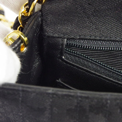 Chanel * 1991-1994 Black Mini Vertical Stitch Classic Square Flap Bag 17