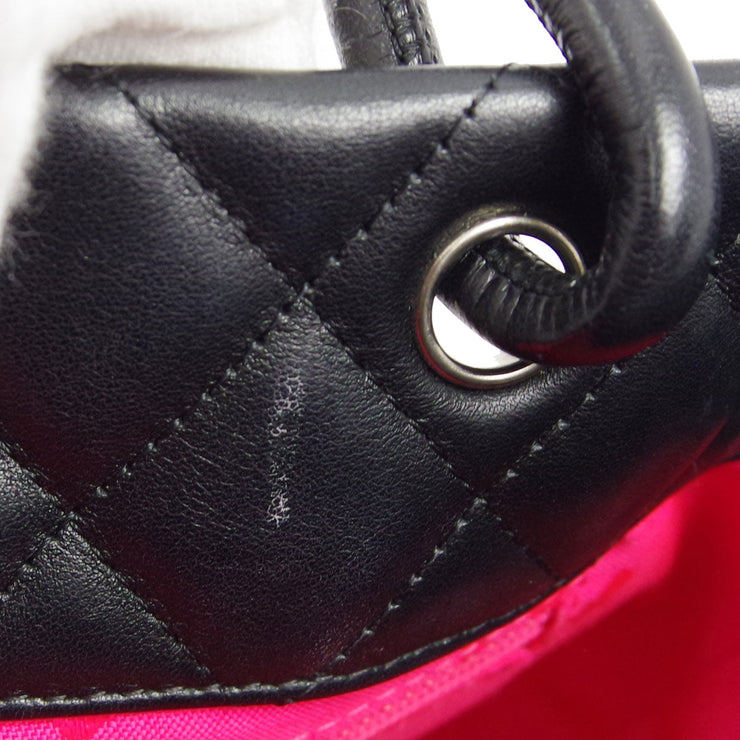 Chanel Pink Calfskin Cambon Ligne Shoulder Bag – AMORE Vintage Tokyo