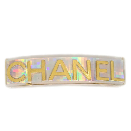 Chanel Hair Clip Hairpin Barrette Clear 97P/62