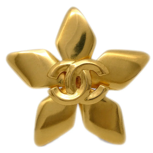 Chanel CC Brooch Pin Gold 96P