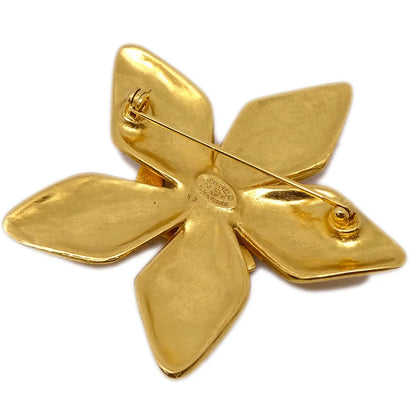 Chanel CC Brooch Pin Gold 96P
