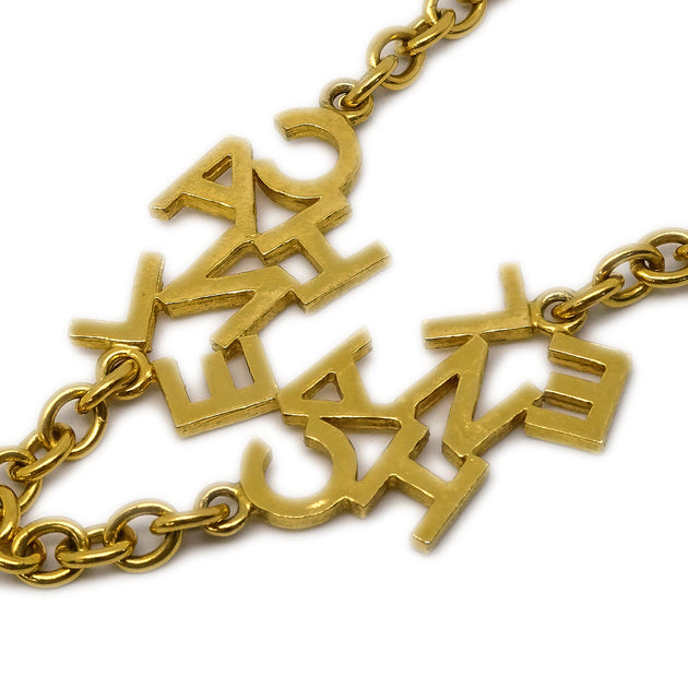 Chanel Gold Chain Pendant Necklace