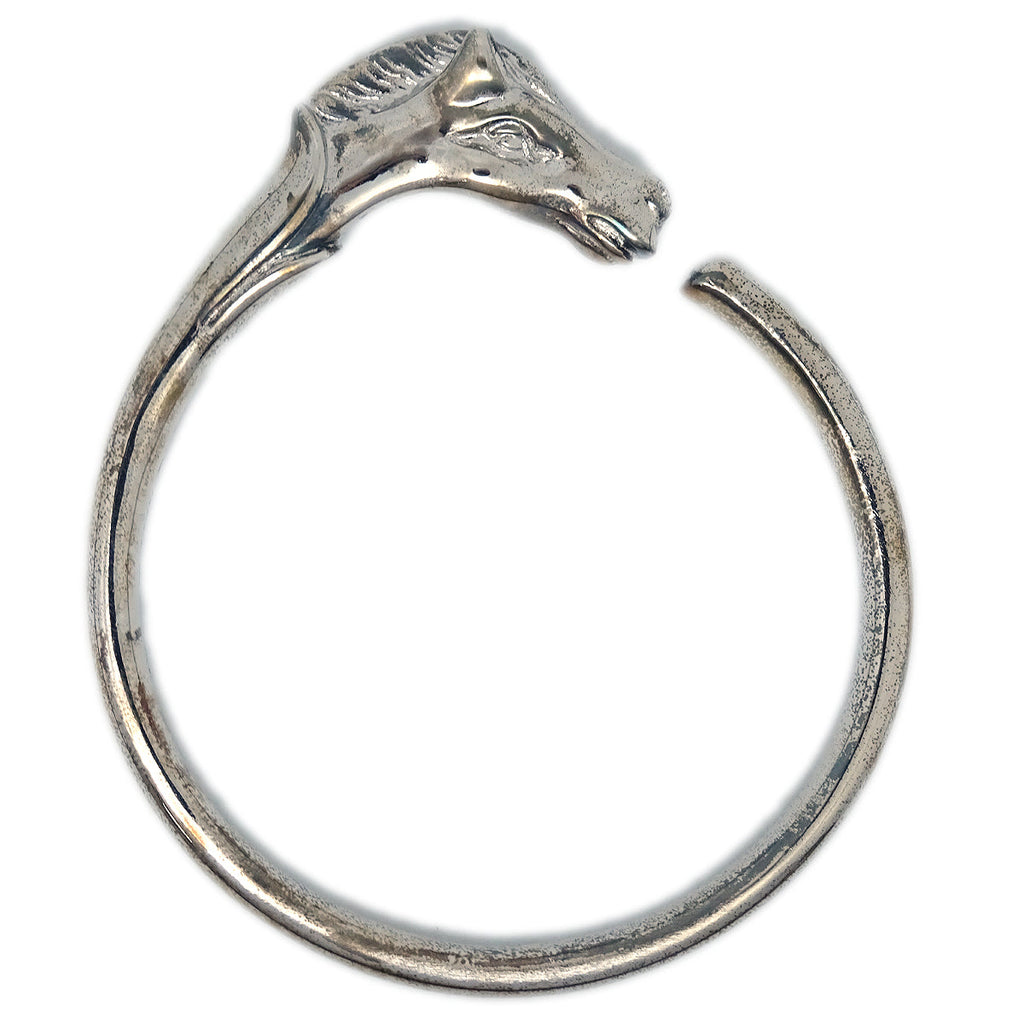 Hermes Cheval Horse Bangle SV925 – AMORE Vintage Tokyo