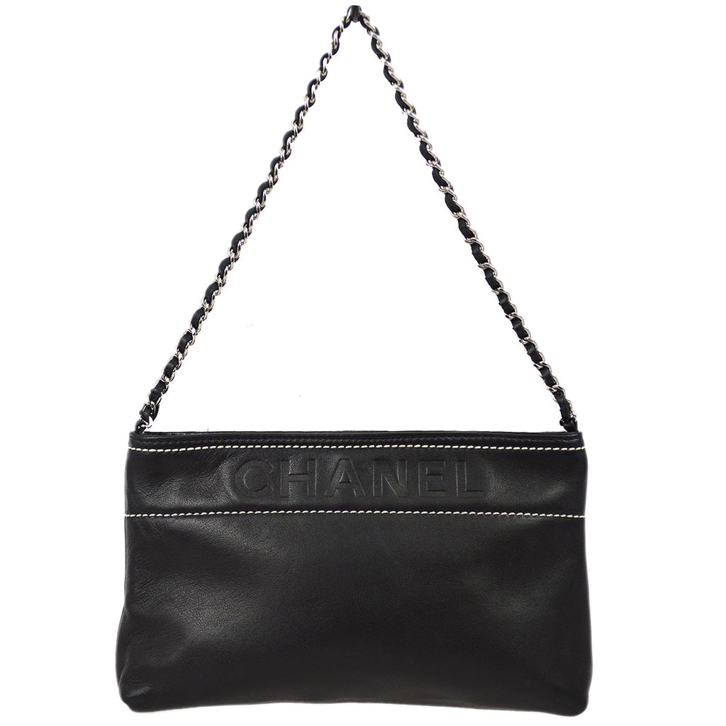 Chanel 2003-2004 Classic Flap Mini Square Chain Shoulder Bag Black Cav –  AMORE Vintage Tokyo