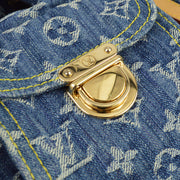 Louis Vuitton 2006 Sac a Dos GM Monogram Denim Blue M95056