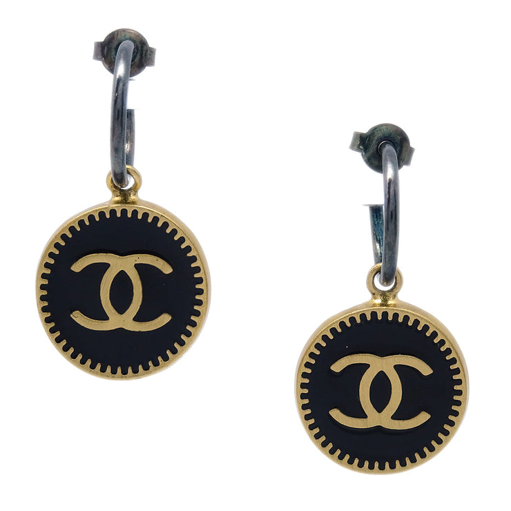 Chanel Piercing Earrings Black 01P – AMORE Vintage Tokyo
