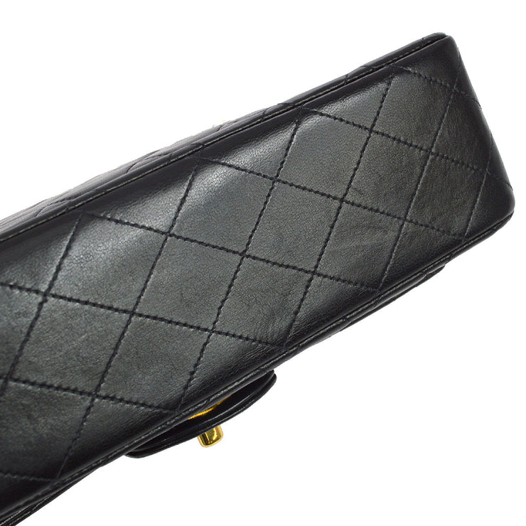 Chanel Black Lambskin Medium Classic Double Flap Shoulder Bag – AMORE  Vintage Tokyo