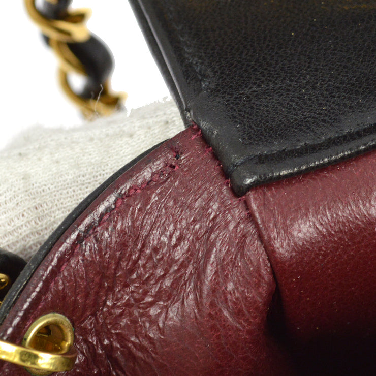 Chanel Black Lambskin Medium Diana Chain Shoulder Bag – AMORE