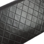 Chanel 1997-1999 Black Lambskin Single Flap Shoulder Bag