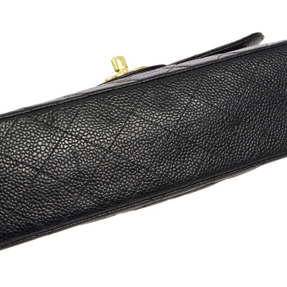 Chanel * 2000-2001 Black Caviar Small Classic Double Flap Bag
