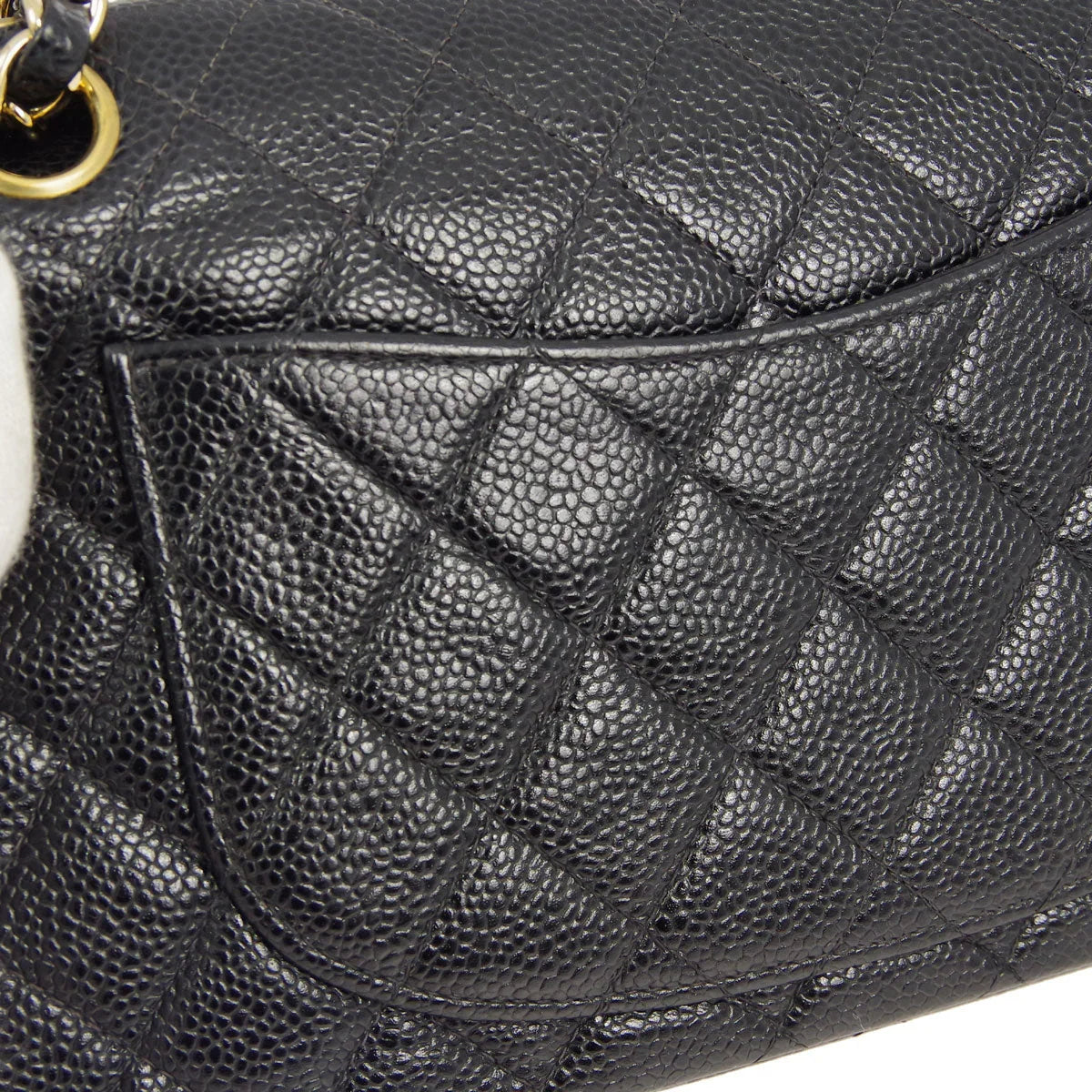 Chanel * 2000-2001 Black Caviar Small Classic Double Flap Bag