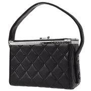 Chanel 1996-1997 Black Lambskin Handbag