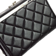 Chanel 1996-1997 Black Lambskin Handbag