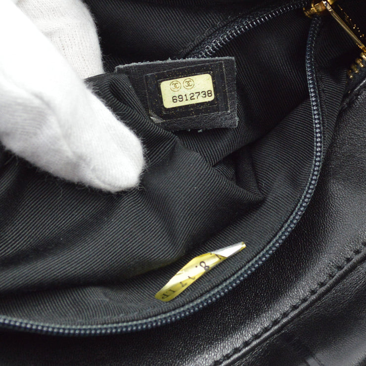 Chanel Black Lambskin Choco Bar Shoulder Bag – AMORE Vintage Tokyo