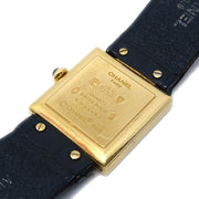 シャネル マドモアゼル 腕時計 18KYG クロコダイル ダイヤモンド