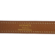 Hermes Gold Courchevel Shoulder Strap For Kelly Small Good