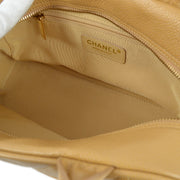 Chanel 2004-2005 Beige Caviar Bowling Bag 27