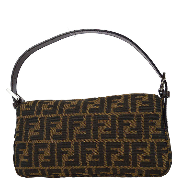 Fendi Brown Zucca Baguette Handbag