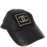 Chanel 2000s Sport Line Leather Cap #S
